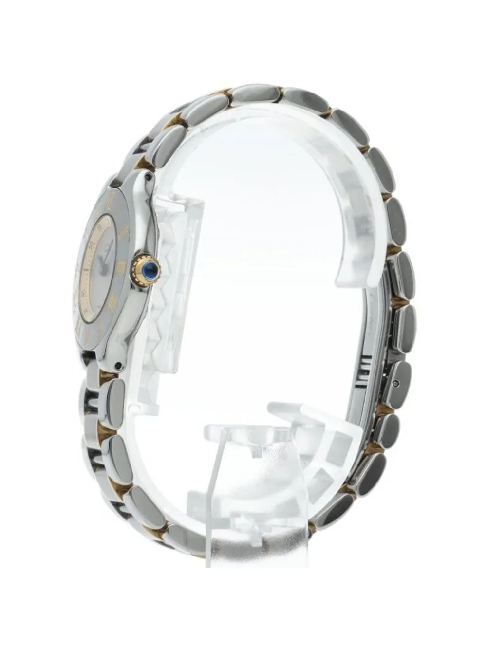 Cartier Must 21 SM Watch Box SS Silver Polished